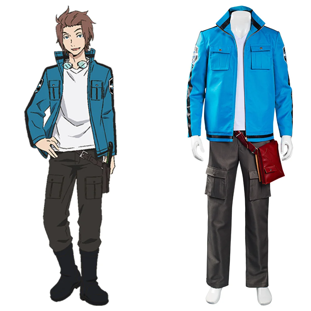 Костюм для косплея Цзинь Юичи из Аниме мир триггера костюм топ брюки наряды