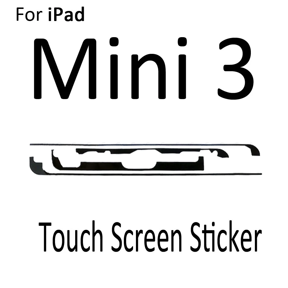 2 компл./лот для iPad Air Mini детей 1 3 4 5 2020 2019 3M клейкая лента рамка сенсорный экран
