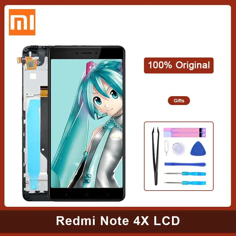 Оригинальный ЖК дисплей Xiaomi Redmi для Note 4X с сенсорным экраном 5 дюйма дигитайзер