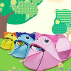 Детские Портативные Мультяшные складные палатки с Львом, пляжные игровые домики, Детские комнатные и уличные детские игрушки, палатки, декор для комнаты