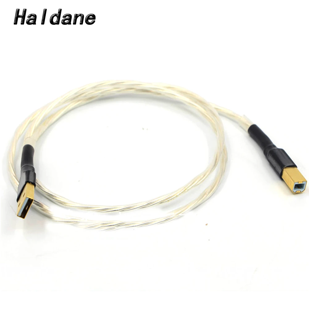 Haldane 1 шт. Hi-End Nordost Odin Соединительный usb-кабель с покрытием типа A-B позолоченный аудиокабель USB
