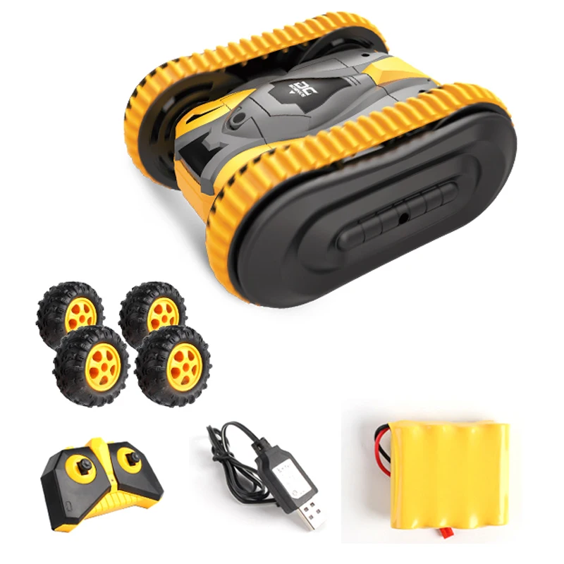 360 вращение автомобиль RC мини трюк с двух сторон дрейф багги 2 4G на гусеничном ходу