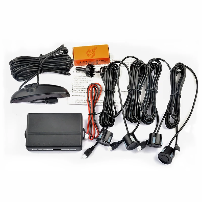Car Reversing Radar Led Voice Parktronic LED Parking Sensor Reverse Backup Auto Monitor Detector System Display | Автомобили и