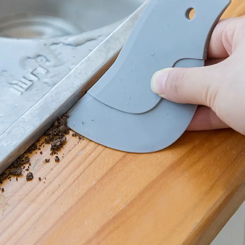 1pc Cute Cartoon Soft Scraper Kitchen Baking Tool Multi-function Oil Plate Scraping Cleaning U3 | Дом и сад