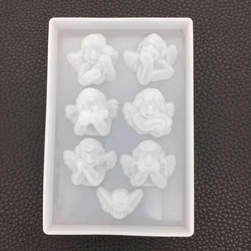 

Little Angel Shape Silicone Mold For Resin DIY Clay UV Epoxy Resin Molds Pendant Jewelry Tools Mould