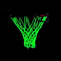 light up basketball net heavy duty basketball net replacement shooting trainning glowing light luminous basketball net