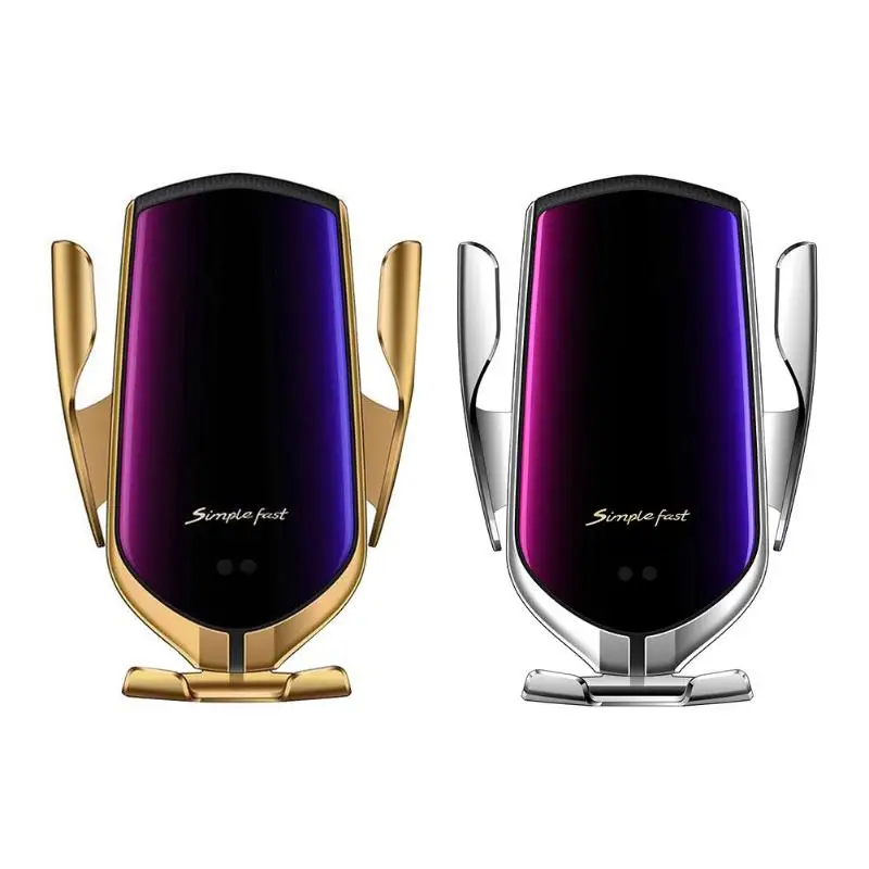 QI Беспроводное зарядное устройство 10 Вт Авто Зажим Автомобильный держатель