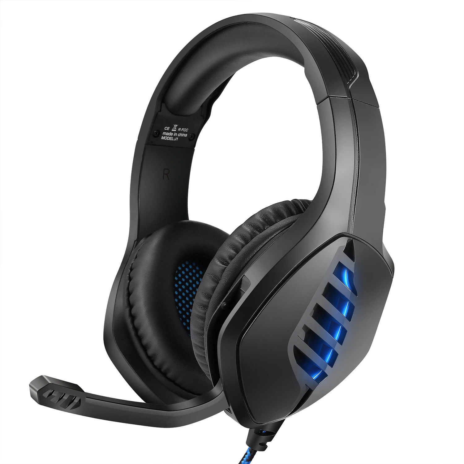 A2, игровая стереогарнитура, 7,1, Virtual Surround Bass, игровые наушники с микрофоном, светодиодный светильник для компьютера, ПК, геймера