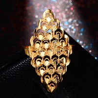 wando ethnic gold rings for women phoenix design dubai jewelry engagement resizable ethiopian golden phoenix wedding rings