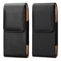 Universal Leather Case for iPhone Samsung Huawei Xiaomi Mens Waist Pack Belt Clip Bag for 3 5-6 3  Mobile Phone Pouch Holster