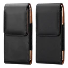 Универсальный кожаный чехол для iPhone, Samsung, Huawei, Xiaomi, Мужская поясная сумка с зажимом для ремня для 3,5-6,3 дюйма, мобильный телефон, чехол-Кобура