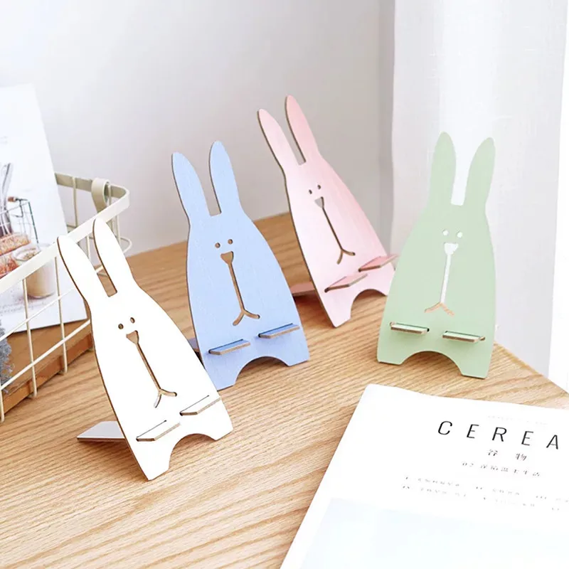 Универсальный Настольный держатель для мобильного телефона деревянная