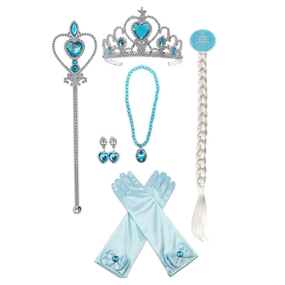 Новинка карнавальный костюм Снежной Королевы Эльзы для девочек и Анны на