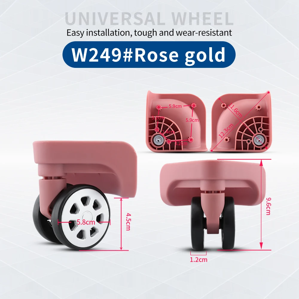 TANGYIPIN W249 Universal wheels suitcases trolley scaffolding parts repair universal accessories mute detachable high-end wheel