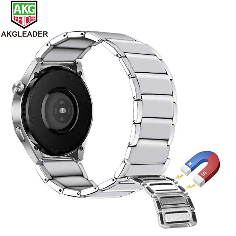 

Магнитный ремешок из нержавеющей стали для Huawei Watch 3 Band GT 2 Pro GT2 ремешок для часов HONOR MagicWatch2 46 мм GS Pro браслет
