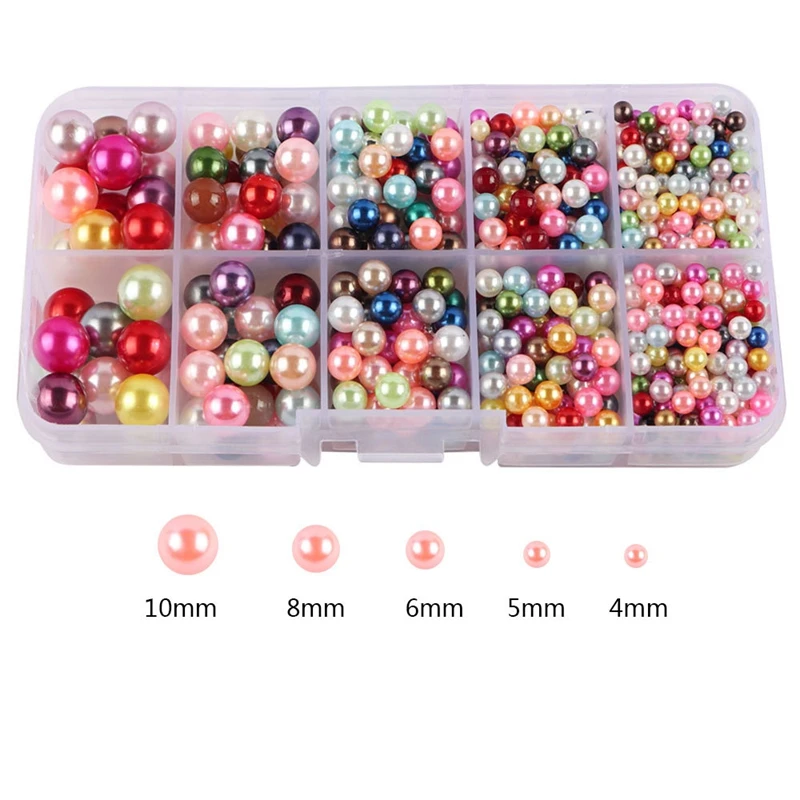 

Jewelry Pearl Setting Machine Tools Beads Rivet Fixing Machine with 5 Size Imitation Pearl Beads for Clothes DIY Crafts