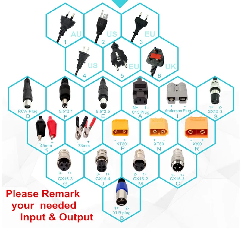 Регулируемое зарядное устройство для литий-ионных свинцово-кислотных батарей 84