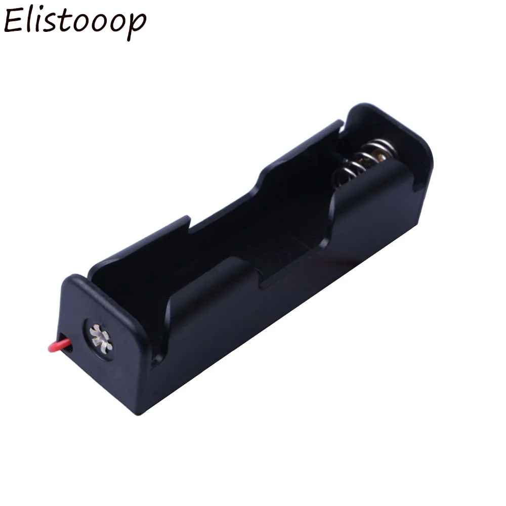 5 шт. черный пластиковый чехол для аккумулятора 18650 держатель контейнер батарей с