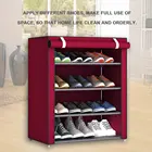 Шкаф для обуви, многоярусный, простой, сборный, компактный, полка-органайзер для обуви для дома и общежития, шкаф для хранения для защиты обуви от пыли