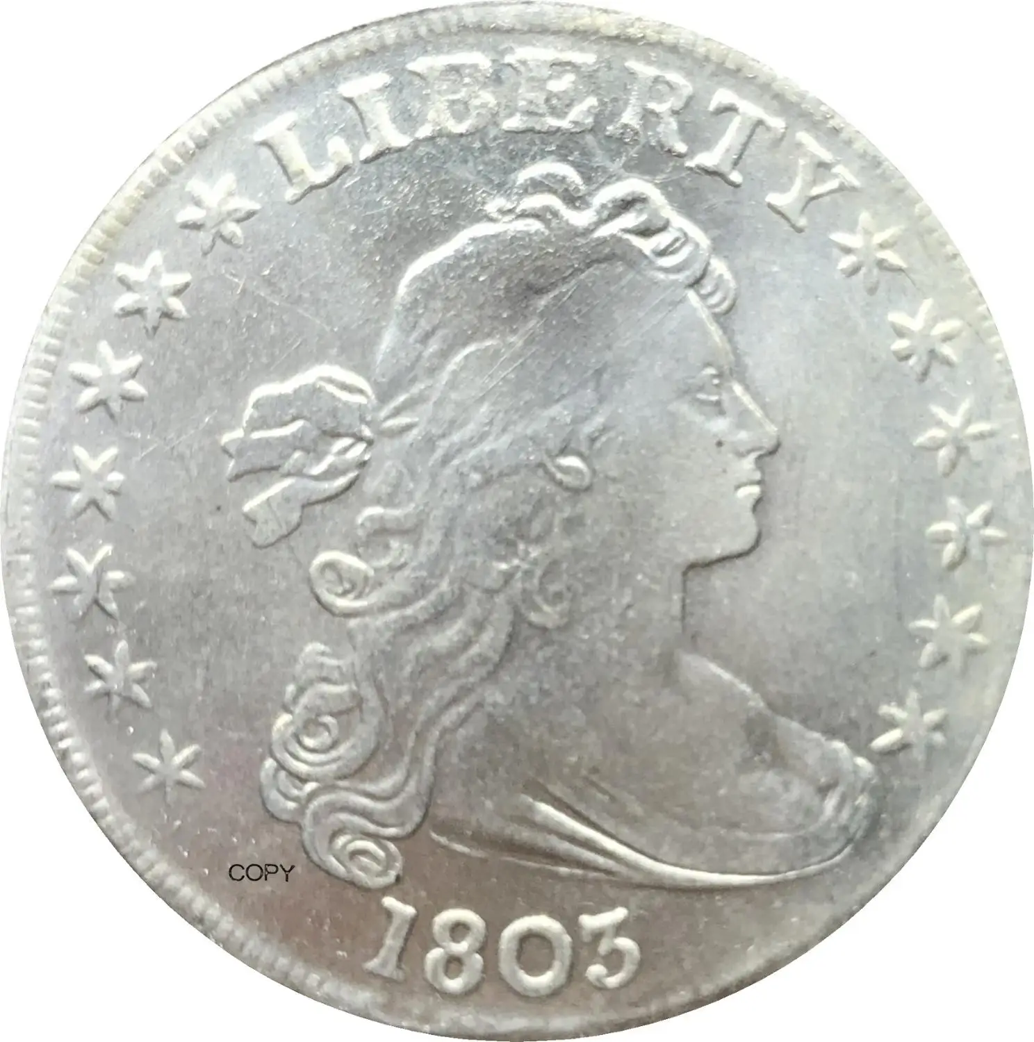 Соединенные Штаты 1803 драпированный бюст свобода один доллар геральный Орел