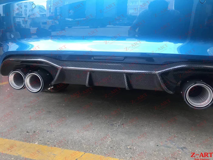 Z-ART для F87 M2 углеродное волокно задний диффузор спойлер задней крышки редкий