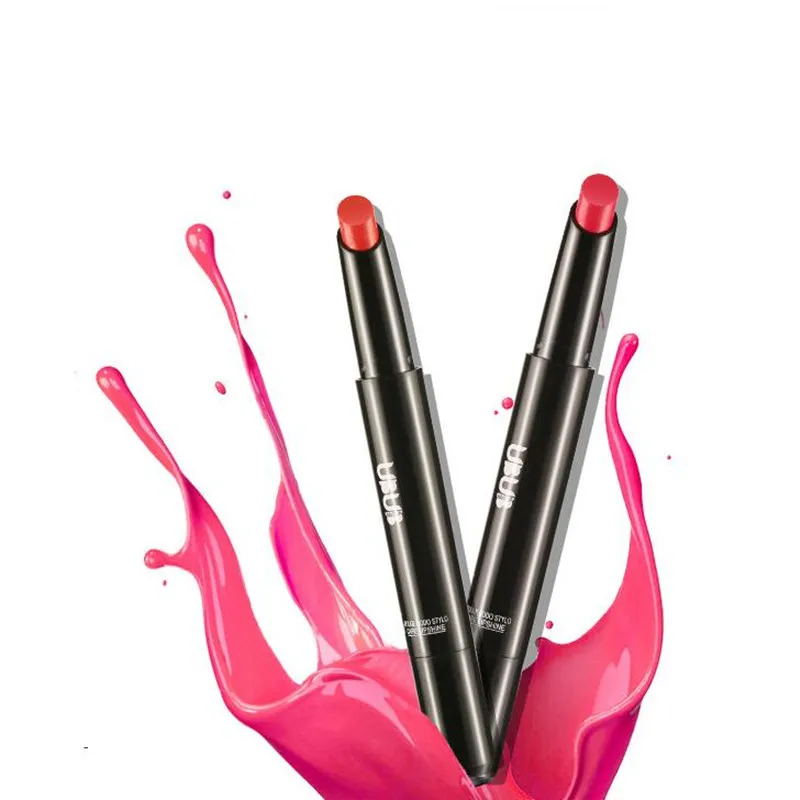 1 шт. 8 видов цветов водонепроницаемый поворотный блеск для губ матовый не легко