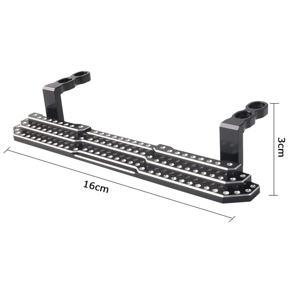 

1pair Pedal Side Board Foot Accessories Metal Footplate Parts Steps Upgrade For Traxxas For TRX 4