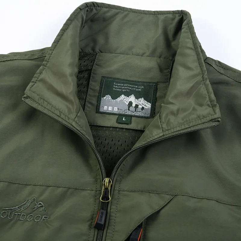 

Sleeveless Vest Men Summer Breathable Waistcoat Vest Jacket Men's Outdoor Fishing Hiking Photography Vest Travel Clothing Man
