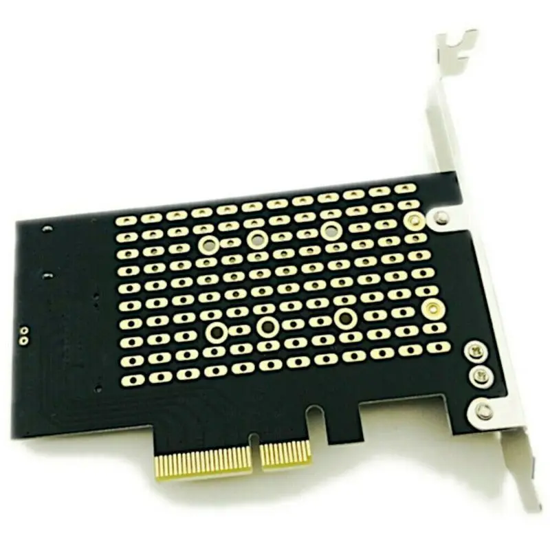 Высокоскоростной NVME X4 X8 X16 SATA двойной SSD M.2 к настольному PCIe PCI Express мини адаптер для