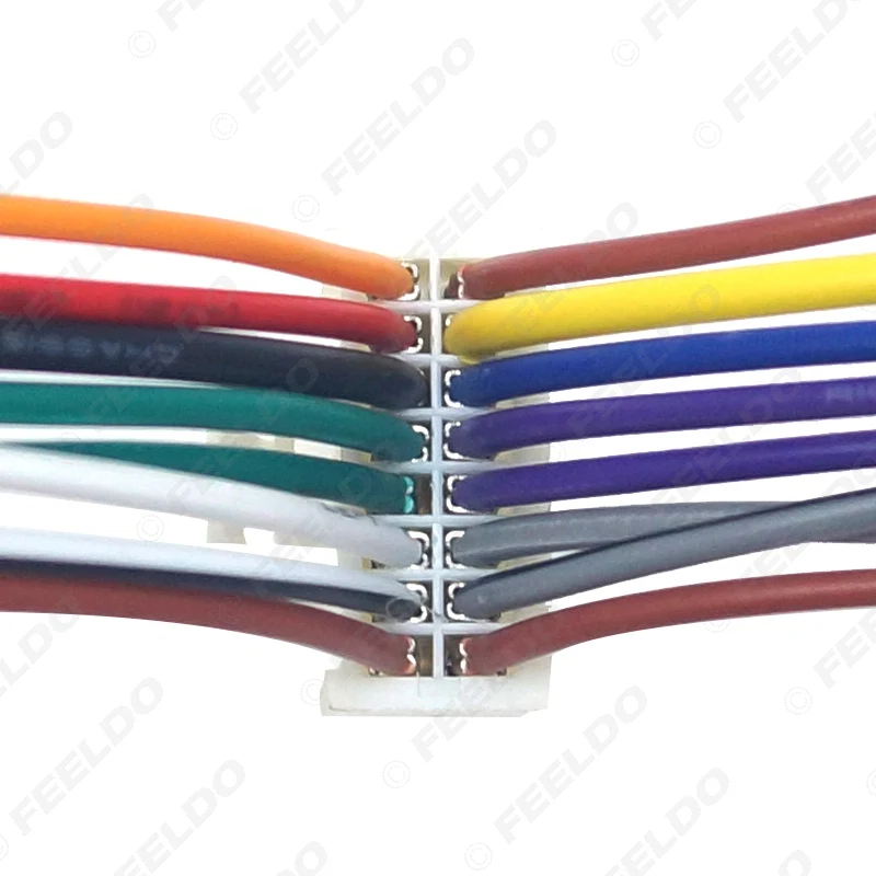 Автомобильная стереомагнитола FEELDO 16 контактный провод жгут проводов для Mitsubishi