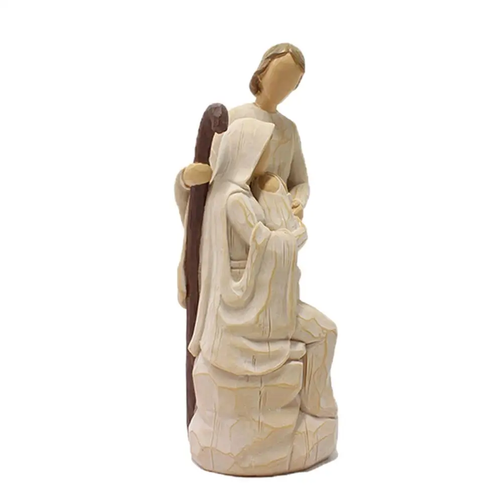 

Фигурка из ивового дерева поколения, смола, скульптурная ручная роспись, фигурка для украшения дома и коллекции религиозных украшений