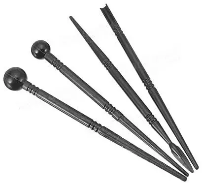 

4Pcs Plastic Ball Rod Stylus Art Craft Tools Thai Clay Mud Tools Tools For Ceramic for Hobbyists