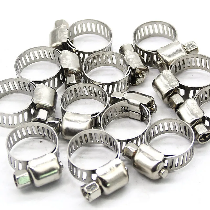 Экономичные Зажимы для шлангов из нержавеющей стали 10 16 мм трубные зажимы