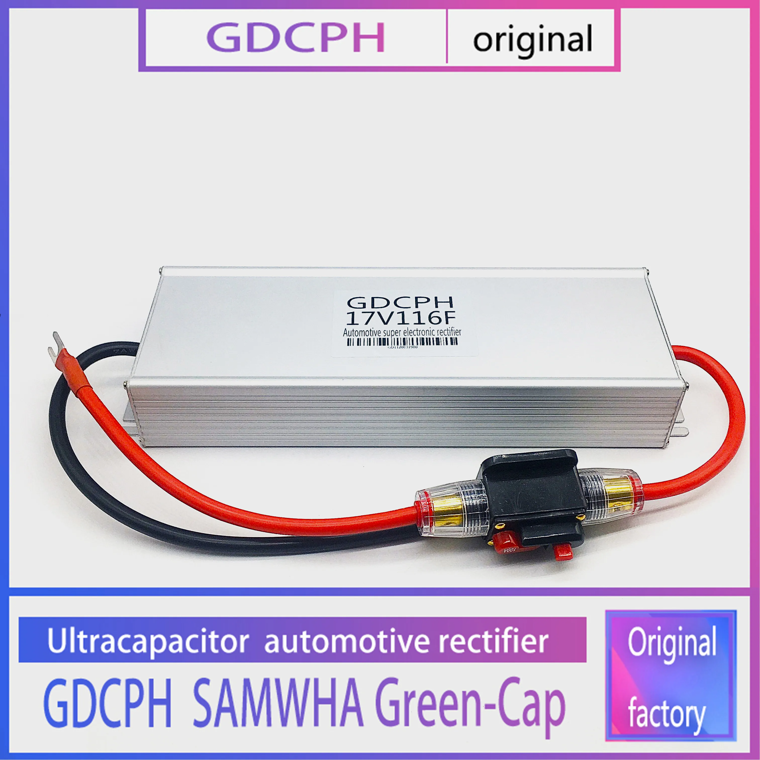 

SAMWHA Green-Cap 17V116F Retificador para automóveis 2.8V600F 16v100f 16v83f, capacidade grande, v600f, para inverno, para carro