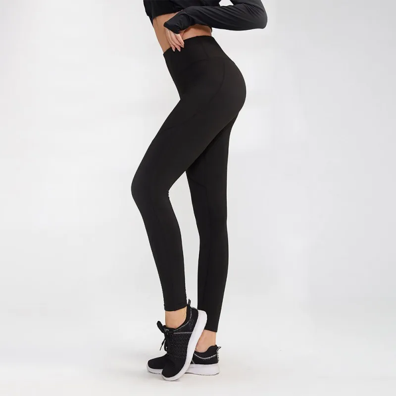 

Women's Autumn And Winter Plus Fleece Trousers PRO High-waist Yoga Fitness Pants Legging Tight-fitting Stretch Sports Trousers