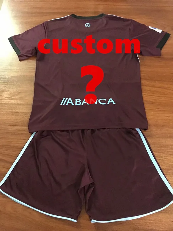 Mejor calidad 19 20 Celta Vigo foutbol sudadera conjunto para nignos Celta de Vigo BONGONDA hogar caza de nivienos chaleco - Цвет: custom