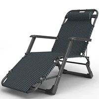multifunctional folding bed recliner lunch break bed chair office lazy back beach chair portable camping bed