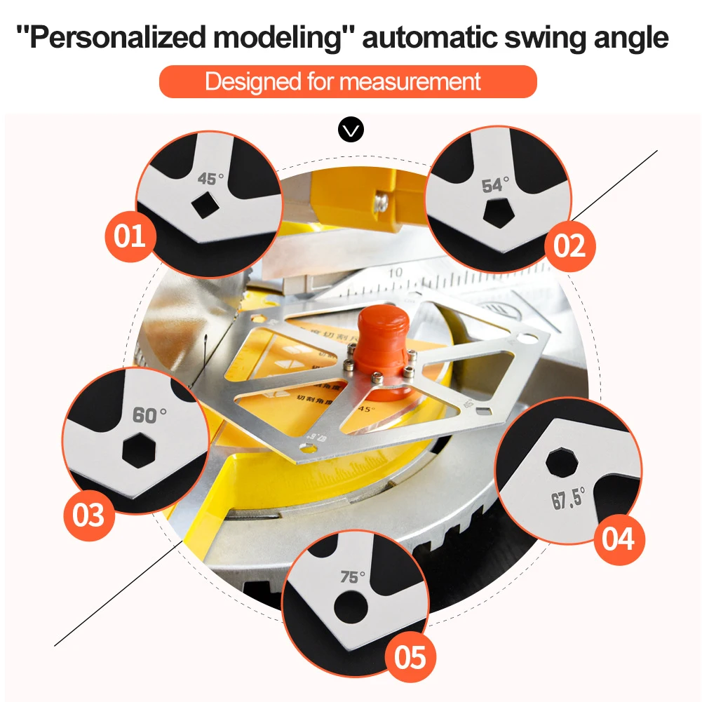 

Angle Finder For Table Saw Gauge Woodworking Aluminum Alloy Hexagon Ruler Measuring Tool Waterproof Protractor Portable Magnetic