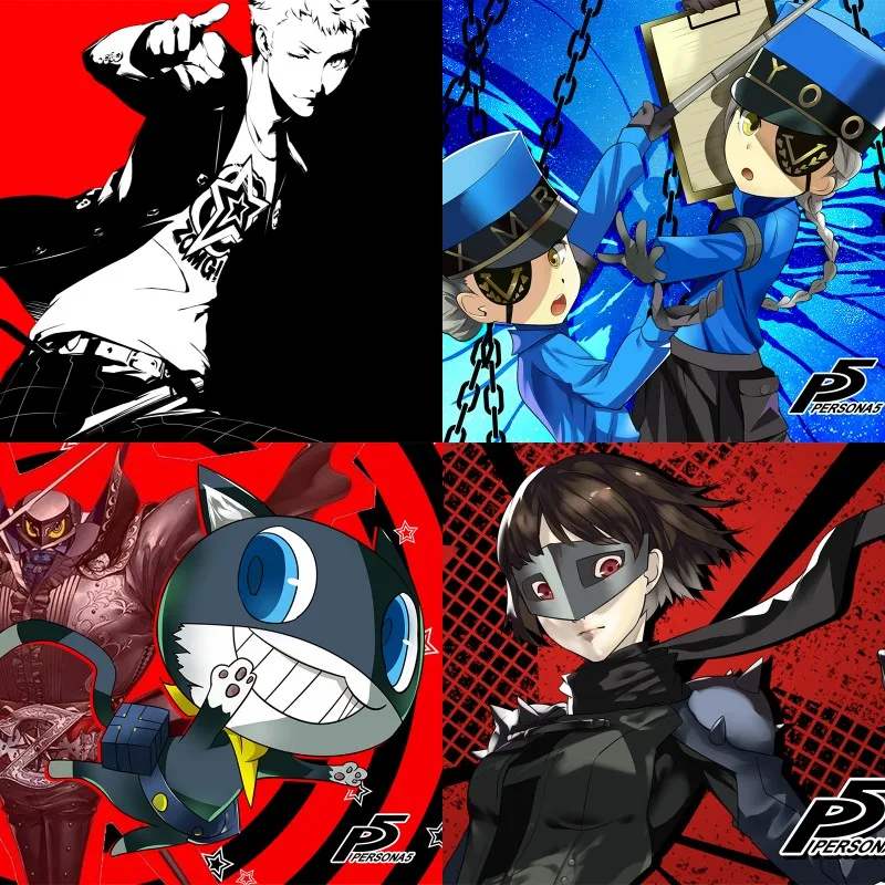 1 шт. аниме Persona 5 мультяшный коврик для мыши Akira Kurusu Противоскользящий ноутбука