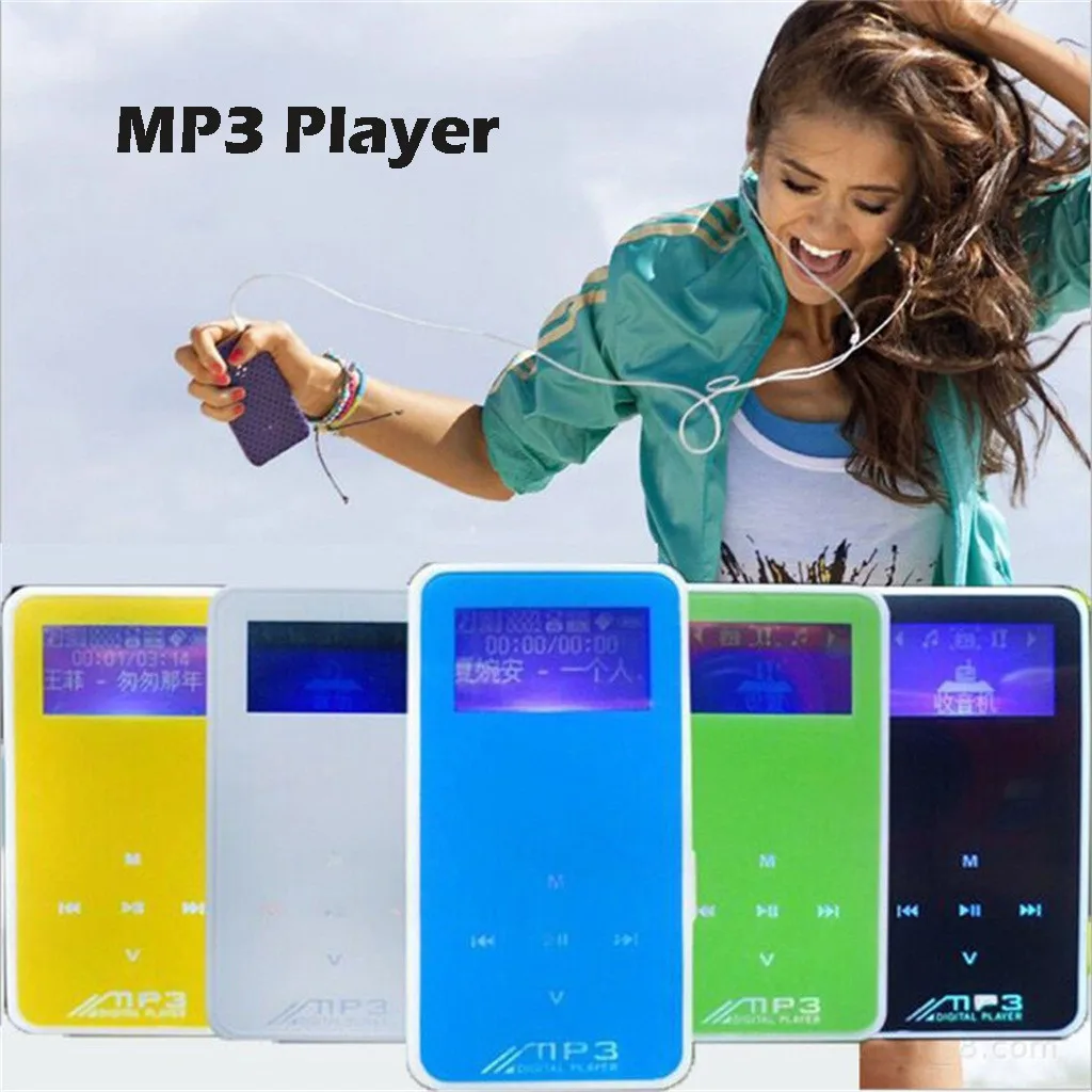 Mini Coloful MP3 Player LCD Screen Music HiFi Lossless Sound TF Card Best Gift Walkman z1007 | Электроника