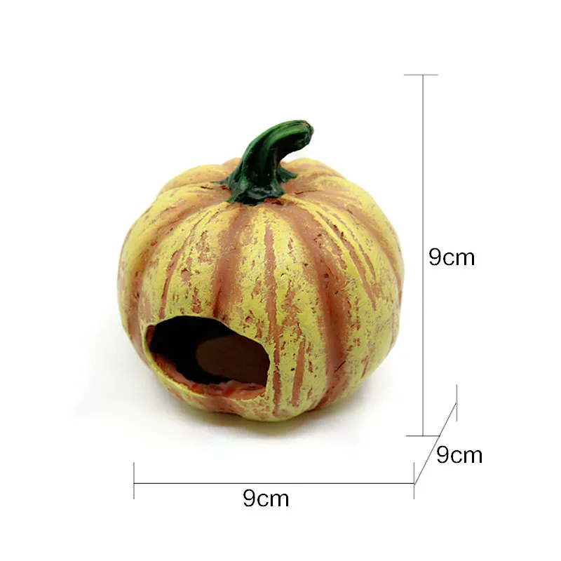 Полимерная тыква украшение для аквариума искусственное искусственная