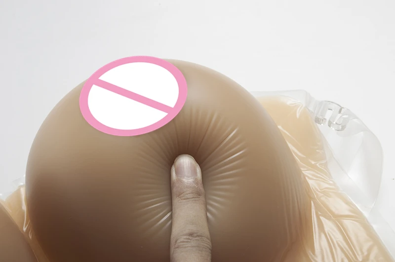 

Crossdresser Breasts Enhancer 2400g/pair Realistic Silicone Breast Forms Strap-On Transsexual Artificial Fake Boobs