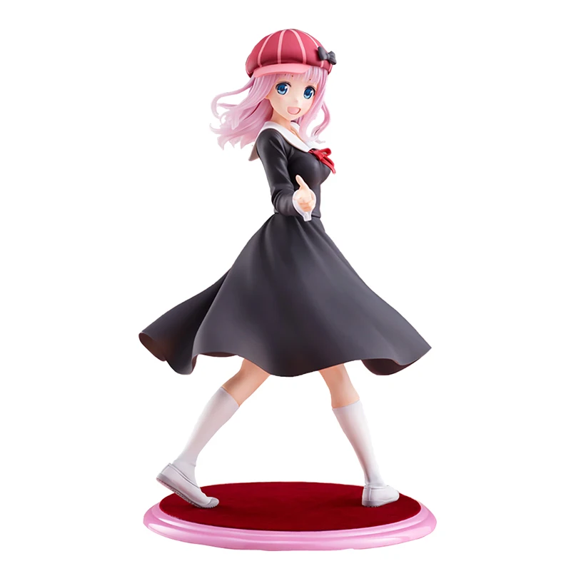 

In Stock WAVE original Anime Figure Fujiwara Chika Kaguya Sama Wa Kokurasetai collection Action Figure kids toys gift