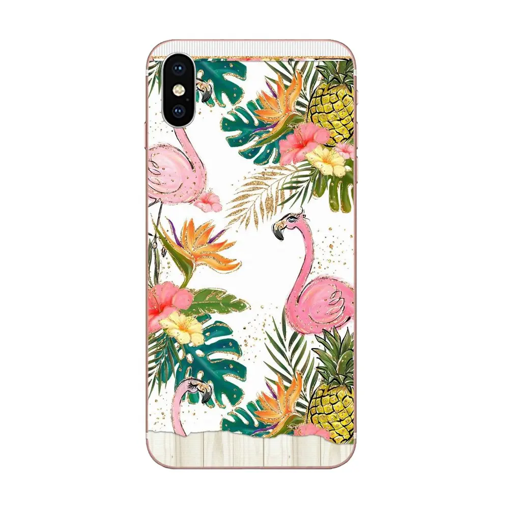Летние Фрукты Цветы фламинго для htc Desire 530 626 628 630 816 820 830 один A9 M7 M8 M9 M10 E9 U11 U12 жизнь