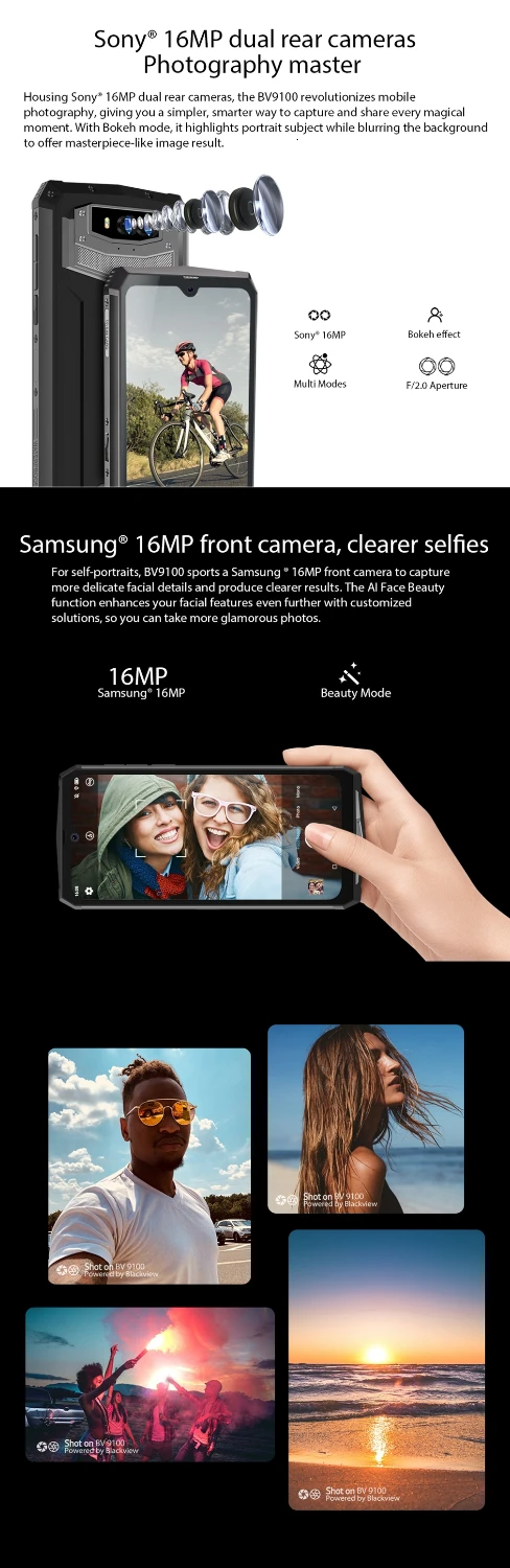 Blackview BV9100 4 Гб+ 64 Гб IP68 водонепроницаемый мобильный телефон 6," Android 9,0 13000 мАч MTK6765 Восьмиядерный NFC 16,0 Мп прочный смартфон