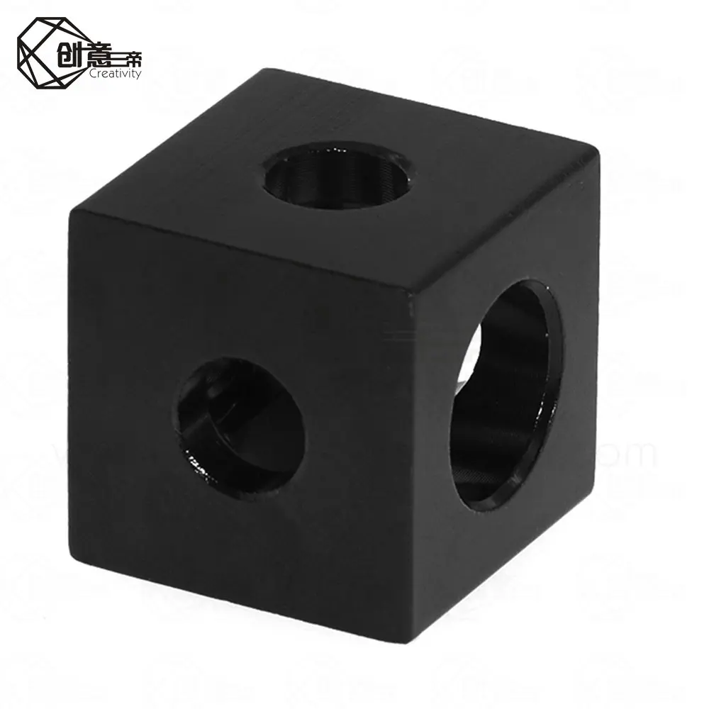 4 шт. 3D-принтеры часть 2020 Алюминий блок кубическая Призма соединительный диск