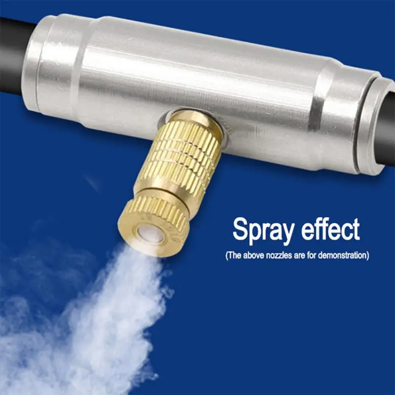 

Atomization Nozzle 3/16" Brass High-pressure Atomization Cooling Humidification Nozzle Nozzle Air Humidification Nozzle