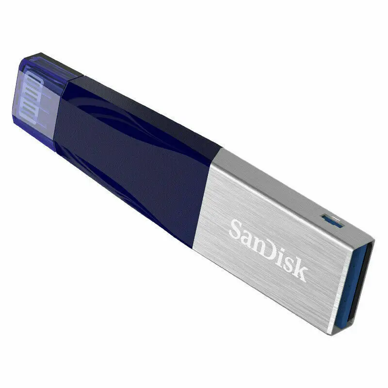 Двойной Флеш-накопитель Sandisk iXPAND USB3.0 OTG флеш-накопитель 32 Гб 64 128G для перехода от
