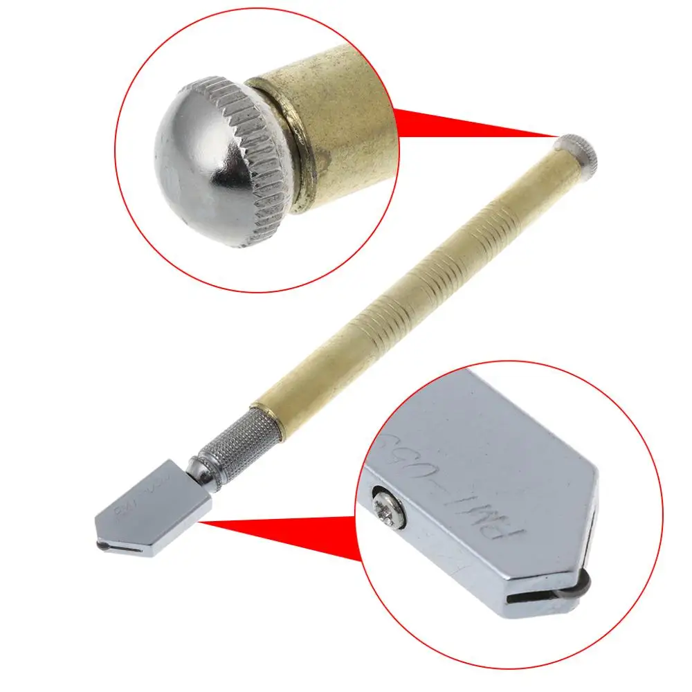 

Portable Pro Diamond Tip Glass Cutter Oil Lubricated Cutters Cutting Craft Tool