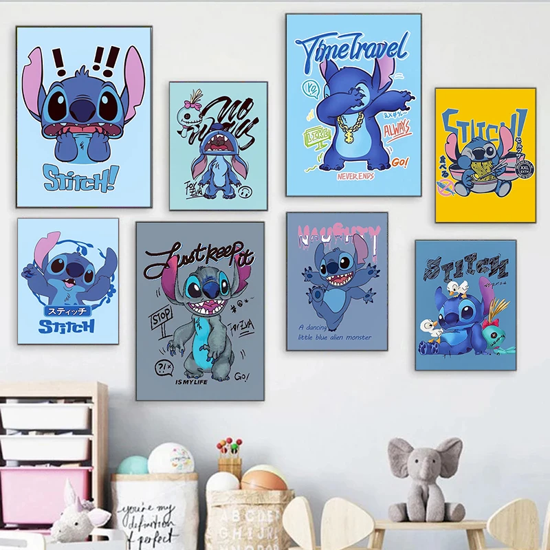 

5D DIY Disney Cartoon Star Baby Stitch Anime Diamond Painting Diamond Mosaic Cross Stitch Kits Room Decor Disney